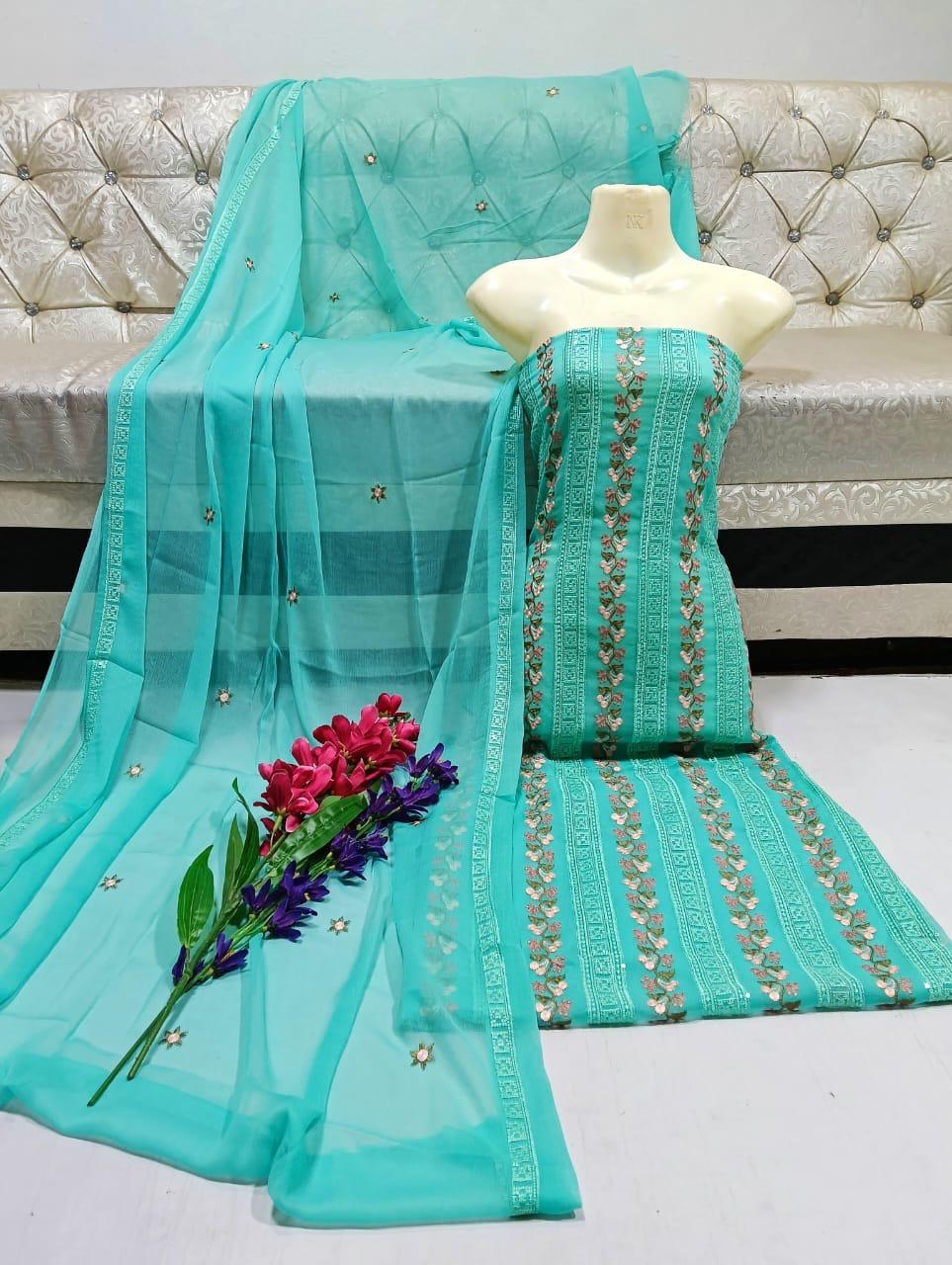 Lawn Cotton 3PC Dress