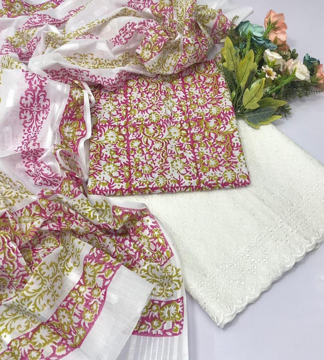 Lawn Cotton 3PC Unstitched Suit