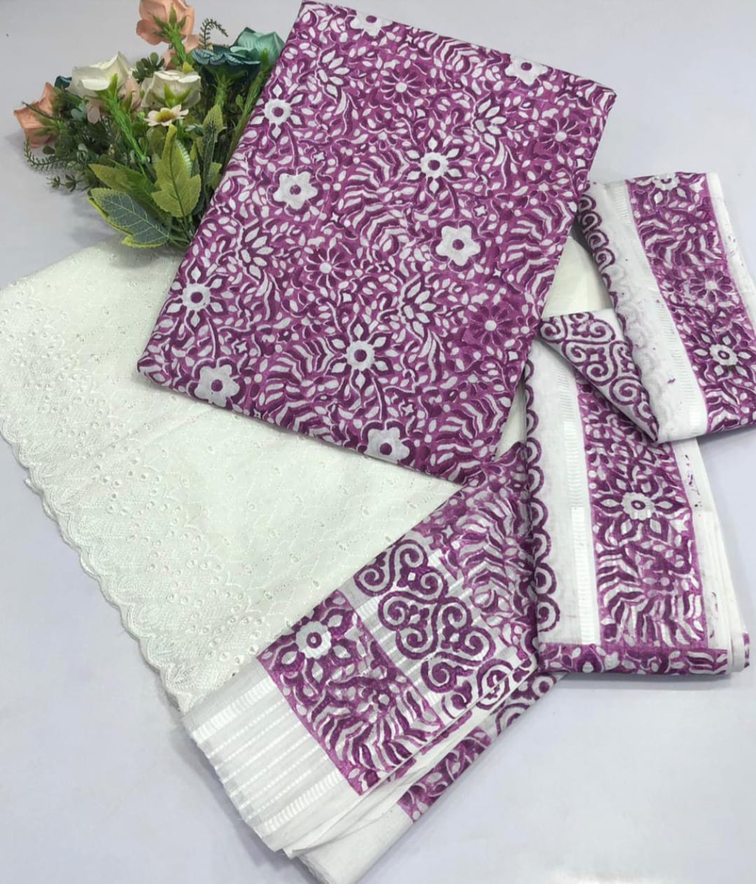 Lawn Cotton 3PC Unstitched Suit