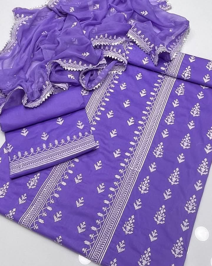 Chunri & Press Gotta Jaal Work Collection 2PC
