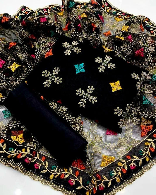 3 PC Soft Pema Cotton Lawn Suit