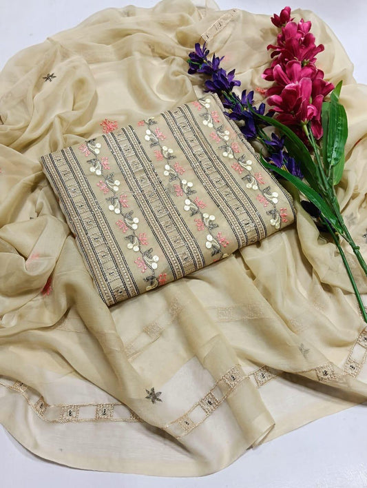 Lawn Cotton 3PC Dress