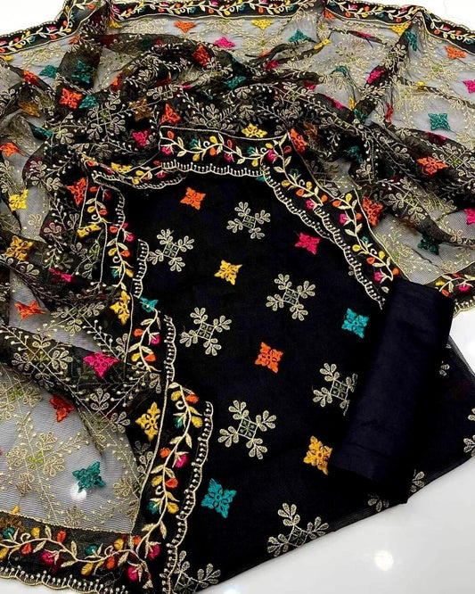 3 PC Soft Pema Cotton Lawn Suit