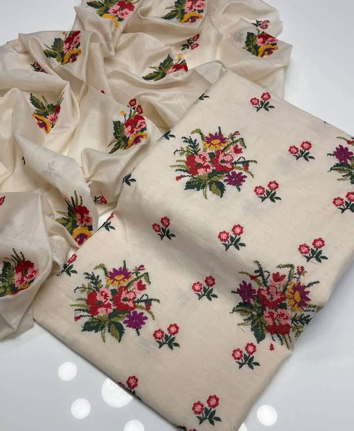 Fancy Lining Soft Chiffon 2 PC Suit