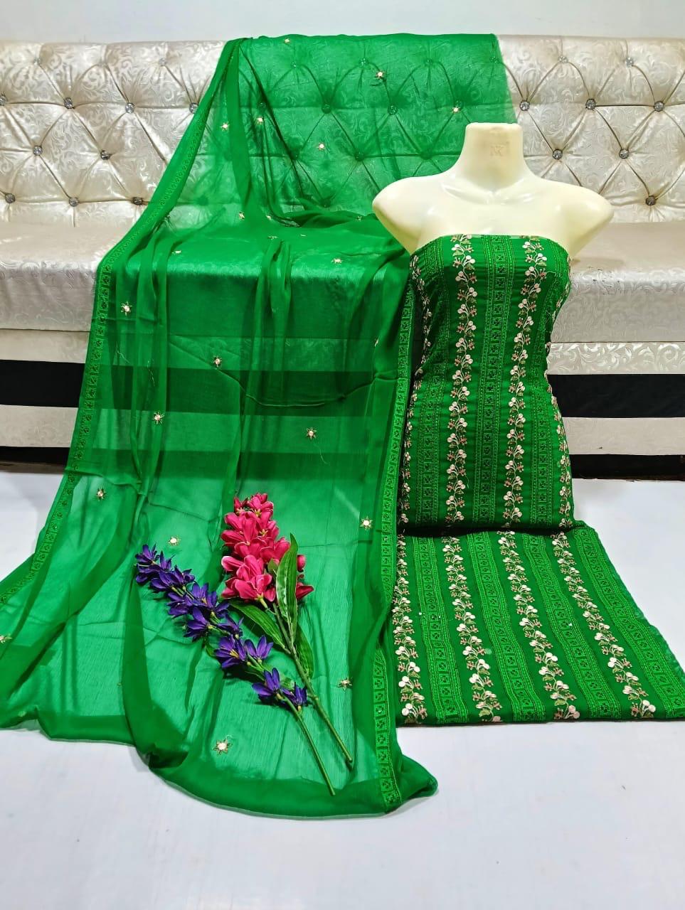 Lawn Cotton 3PC Dress