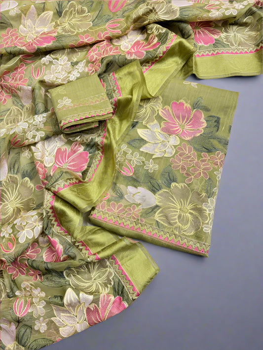 Lawn Cotton 3PC Dress