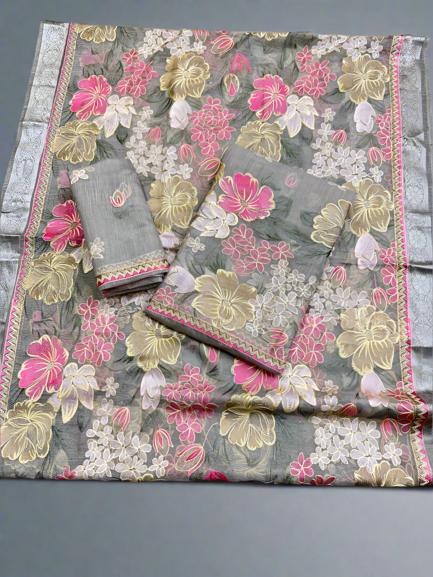Lawn Cotton 3PC Dress