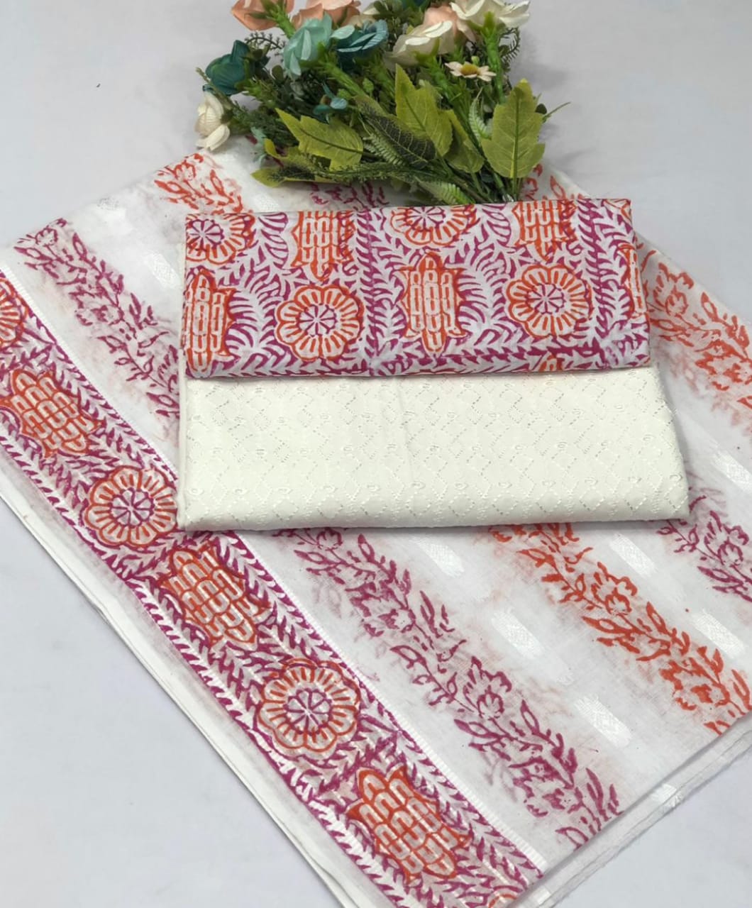 Lawn Cotton 3PC Unstitched Suit