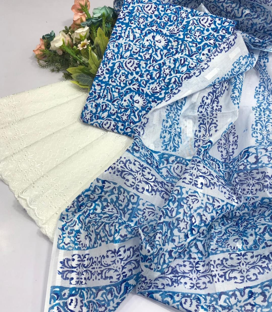 Lawn Cotton 3PC Unstitched Suit