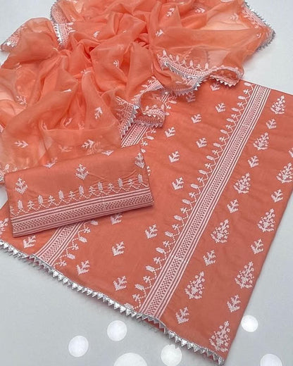 Chunri & Press Gotta Jaal Work Collection 2PC