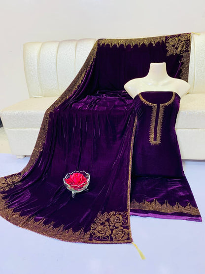 New Dmc Stone Work Collection 3PC Suit