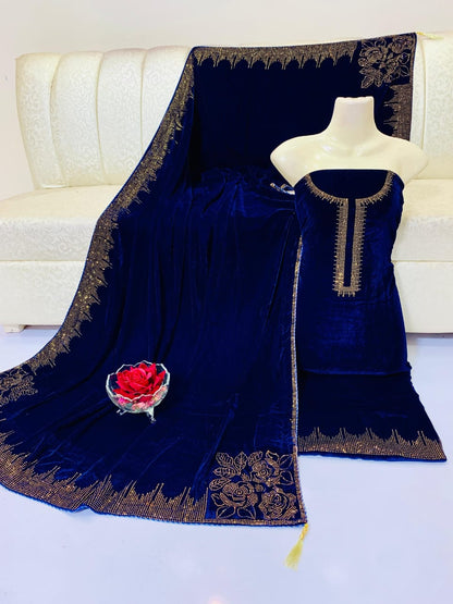 New Dmc Stone Work Collection 3PC Suit