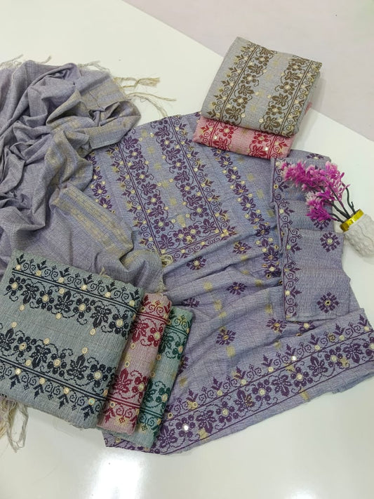 Khaadi lelan susi 3pc suit