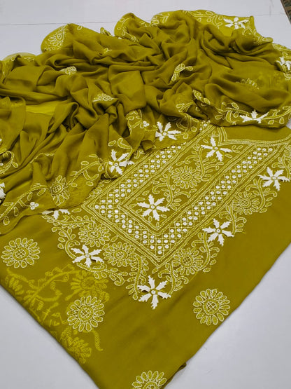 lavish Bareezé style embroidered collection
Shirt dupata (2P)