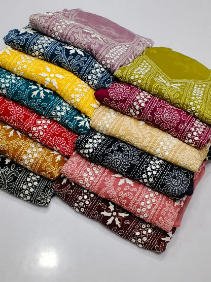 lavish Bareezé style embroidered collection
Shirt dupata (2P)