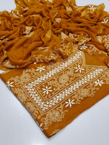 lavish Bareezé style embroidered collection
Shirt dupata (2P)